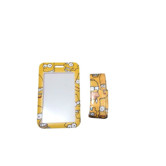 The Simpsons Lanyard Keychain ID Badge Necklace Holder Key Holder - Picture 4 of 4